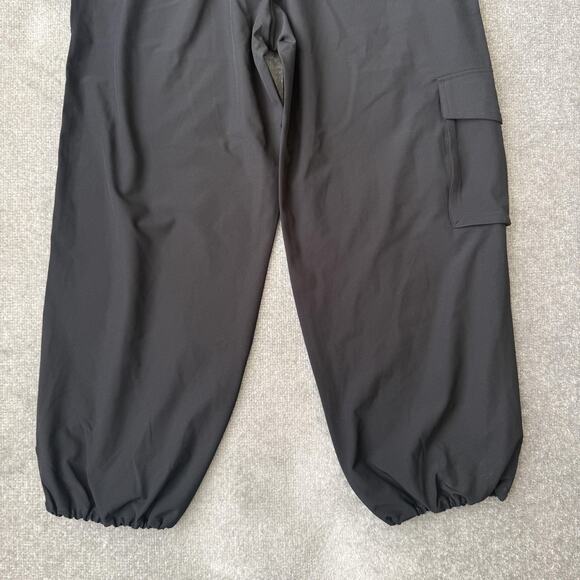 Spanx Pants Womens Large Black Cargo Jogger Elastic Waist Bungee Cuffs Stretch - Picture 11 of 12